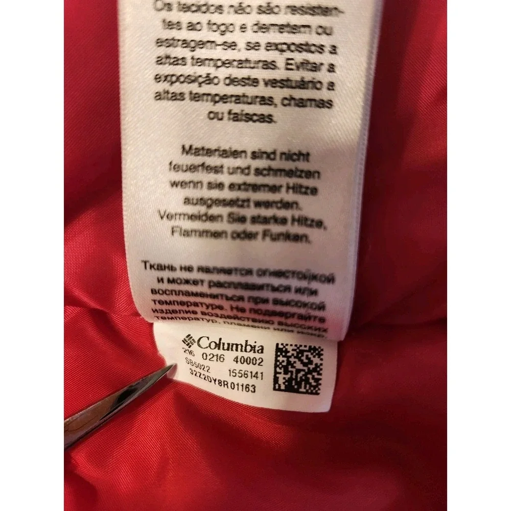 Columbia Jacket Youth‎ Large Boys Lightning Lift Hooded Winter Ski Coat Red